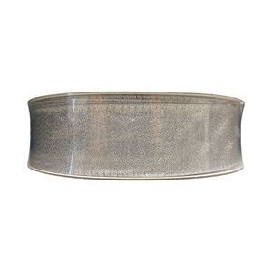 Member's Mark Wired Edge Premium Holiday Ribbon, 1.5" Wide x 50 Yards - Silver